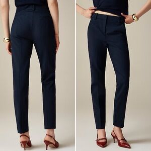 J.CREW 365 Women's Petites 00P Cameron Navy Blue Dress Stretch Pants